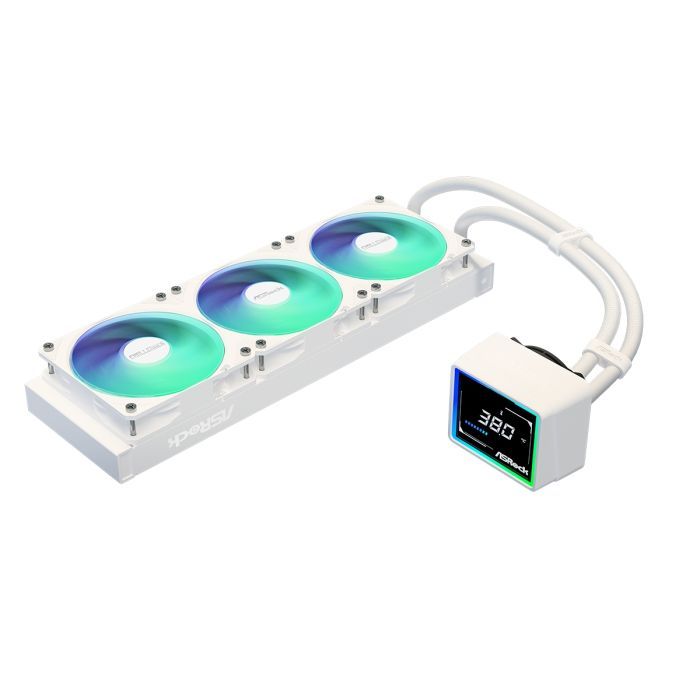 Система жидкостного охлаждения ASRock CHALLENGER WHITE 360 DIGITAL изображение 4