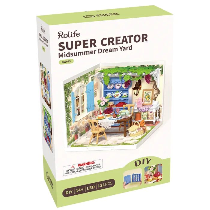 Конструктор Robotime Rolife 3D Двір літньої мрії (DW025) зображення 3