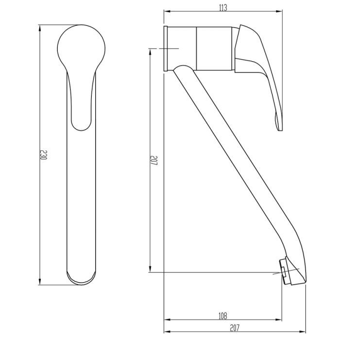 Смеситель GH 20.10.123 MELODE (110620) изображение 6