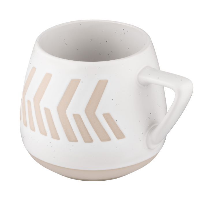 Чашка Ardesto Auro, 440мл, кераміка, білий (AR3032) зображення 3