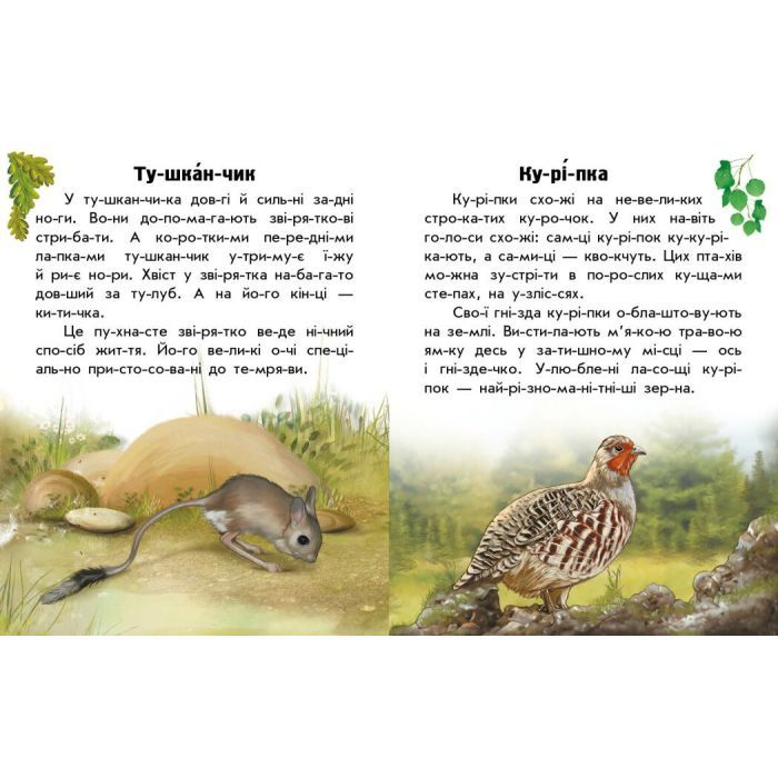 Книга Читаю про Україну. Тварини степів - Ю.В. Каспарова Ранок (9786170981370) изображение 2