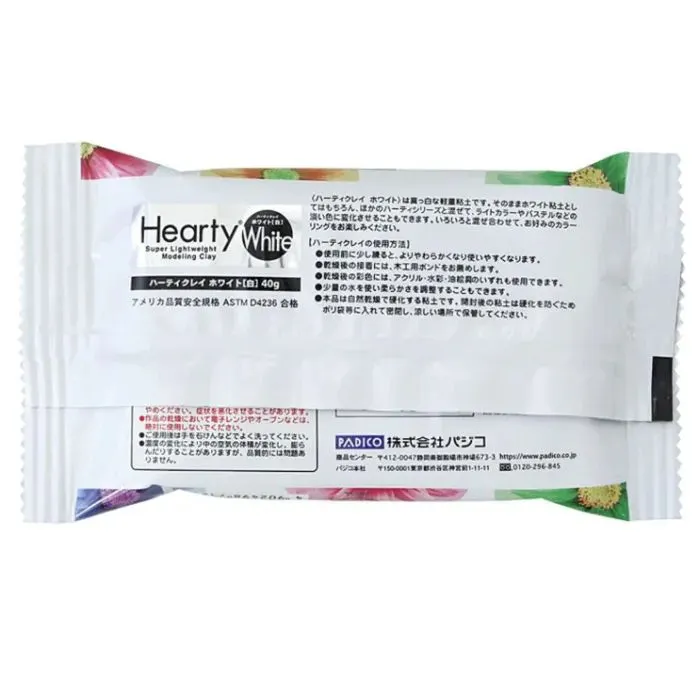 Пластика Padico NEW самозастигаюча Hearty, Біла, 40 г (4902498712518) изображение 2