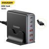 Зарядное устройство Essager 3xUSB-C + 3xUSB-A 85W GaN black (EZC85W-SXB0G-Z) изображение 2