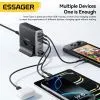 Зарядний пристрій Essager 3xUSB-C + 3xUSB-A 85W GaN black (EZC85W-SXB0G-Z) зображення 6