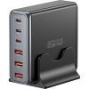 Зарядное устройство Essager 3xUSB-C + 3xUSB-A 85W GaN black (EZC85W-SXB0G-Z)