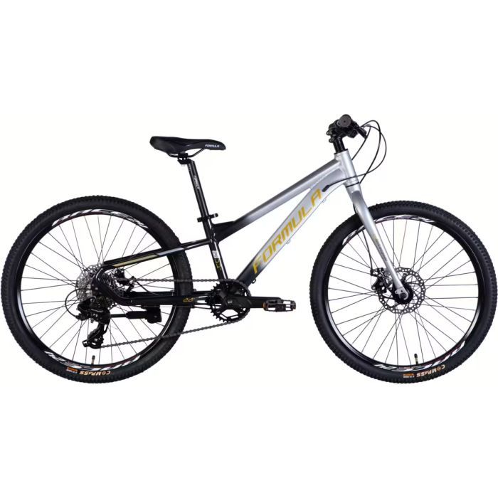 Велосипед Formula 26" F-1 DD рама-13" AL 2026 сріблясто-чорний (OPS-FR-26-817)