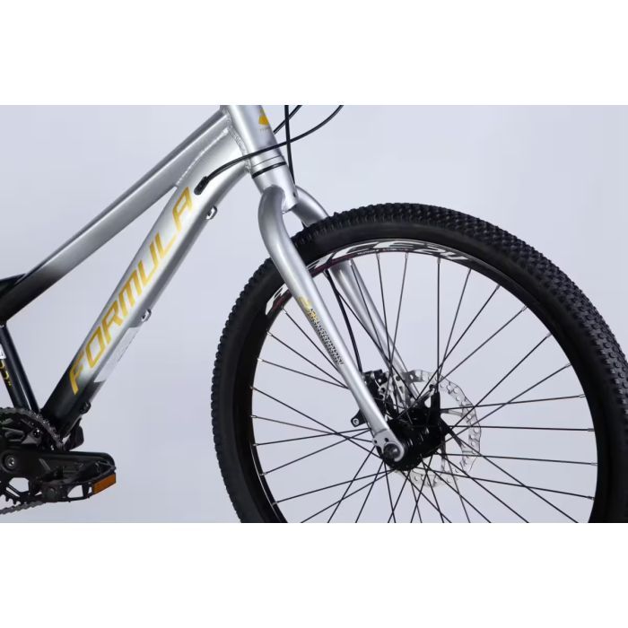 Велосипед Formula 26" F-1 DD рама-13" AL 2026 сріблясто-чорний (OPS-FR-26-817) зображення 4