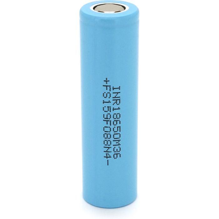 Акумулятор 18650 3450mAh, 10A, 4.2/3.63/2.5V, Cyan LG (LGDBM361865 (LG M36))