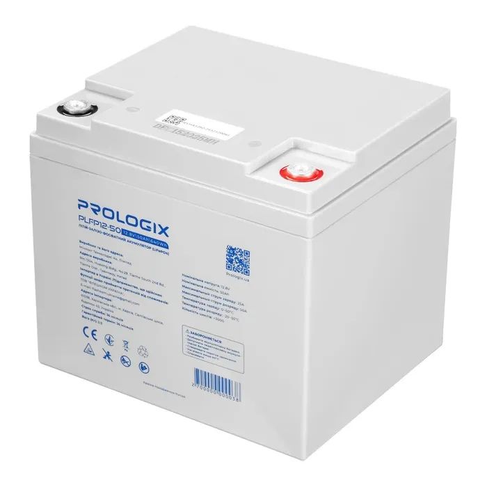 Батарея LiFePo4 Prologix 12.8V - 50Ah (PLFP12-50) изображение 3