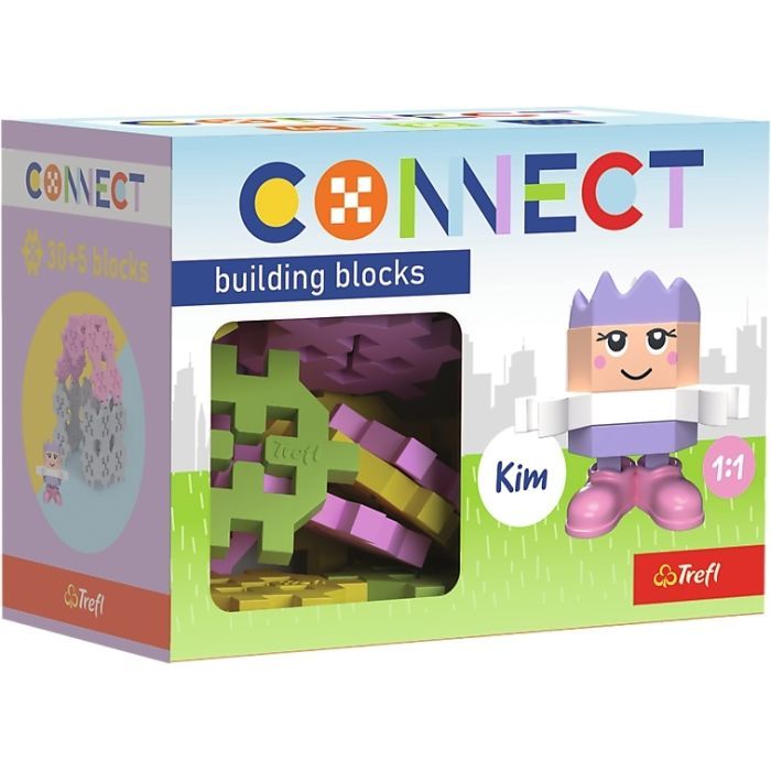 Конструктор Trefl Connect с игровой фигуркой Kim 35 деталей (5900511620030)