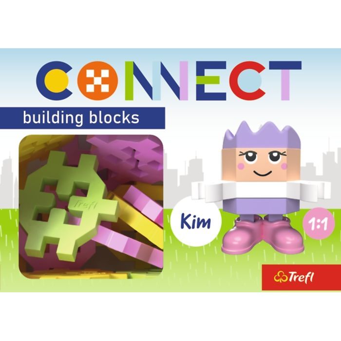 Конструктор Trefl Connect с игровой фигуркой Kim 35 деталей (5900511620030) изображение 5