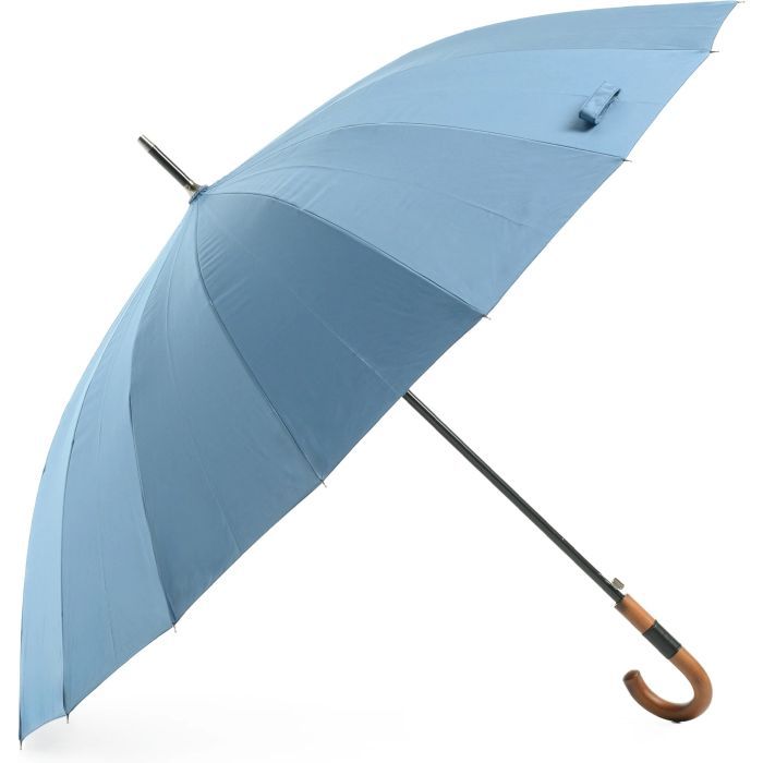 Зонт Krago тростина PRIME з дерев''яною ручкою синя (umb-16-002) изображение 2