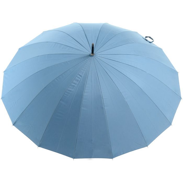 Зонт Krago тростина PRIME з дерев''яною ручкою синя (umb-16-002) изображение 3