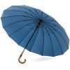 Зонт Krago тростина PRIME з дерев''яною ручкою синя (umb-16-002)