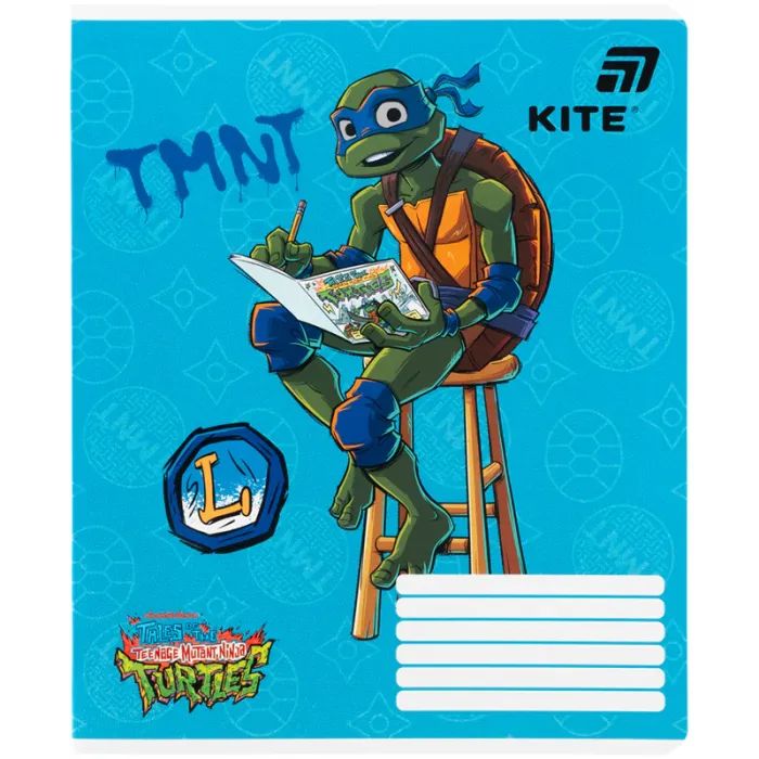 Тетрадь Kite Ninja Turtles, 18 листов, клетка (NT26-236) изображение 3