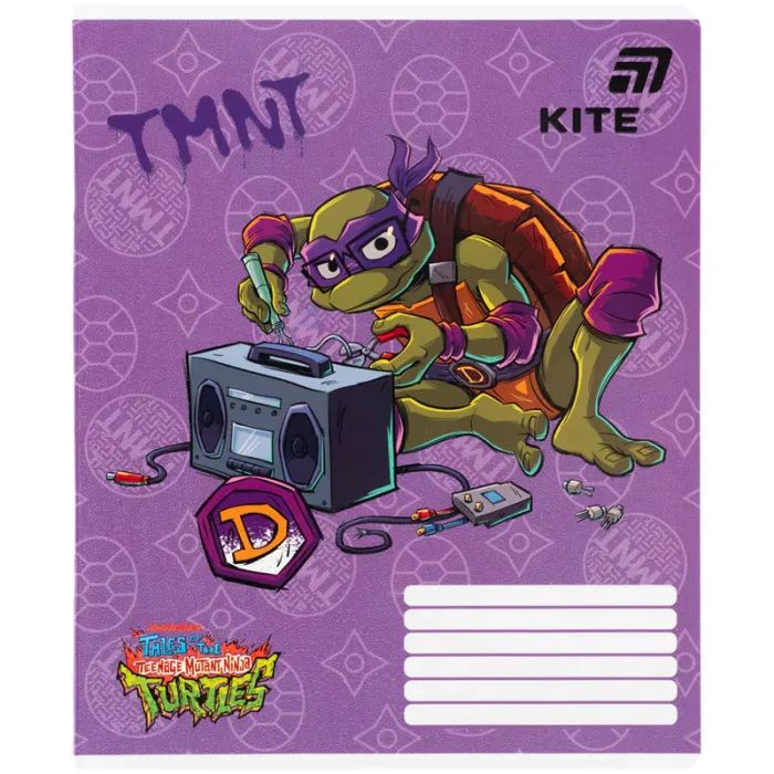 Тетрадь Kite Ninja Turtles, 18 листов, клетка (NT26-236) изображение 7