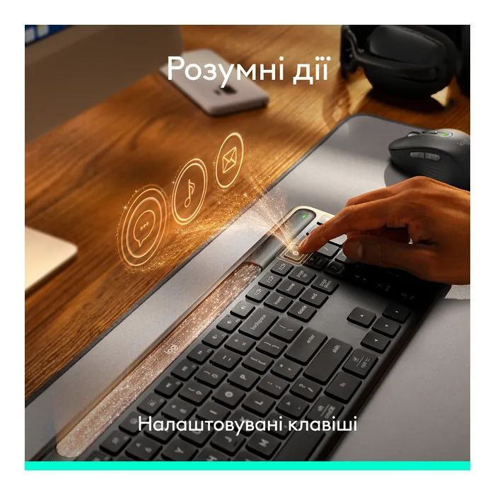Клавиатура Logitech Slim Solar+ Bluetooth Graphite (920-013764) изображение 10