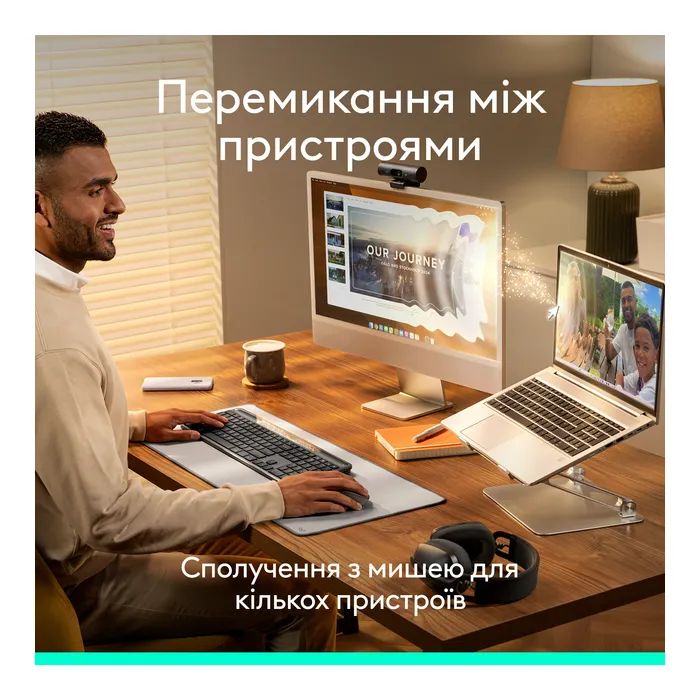 Клавиатура Logitech Slim Solar+ Bluetooth Graphite (920-013764) изображение 11