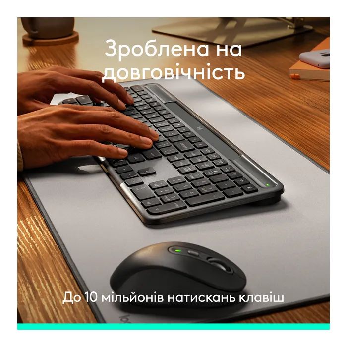Клавиатура Logitech Slim Solar+ Bluetooth Graphite (920-013764) изображение 5