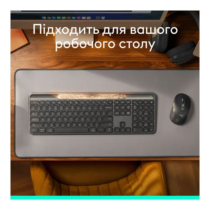Клавиатура Logitech Slim Solar+ Bluetooth Graphite (920-013764) изображение 8