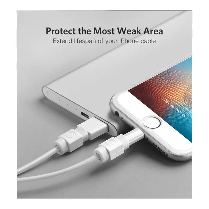 Держатель для кабеля Ugreen LP127 Charging Cable Protector White (40705) изображение 5