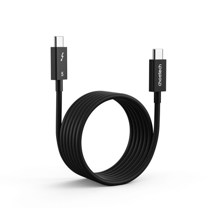 Дата кабель USB-C to USB-C 1.0m Thunderbolt 5 Intel certified Choetech (A3011) зображення 3