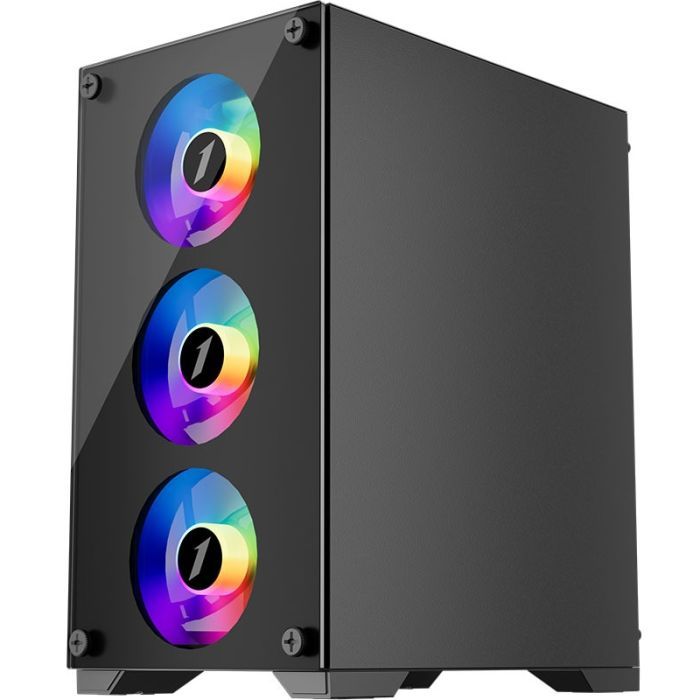 Корпус для ПК 1stPlayer X2-M-BK-4F1-PS-600FK-EU зображення 3