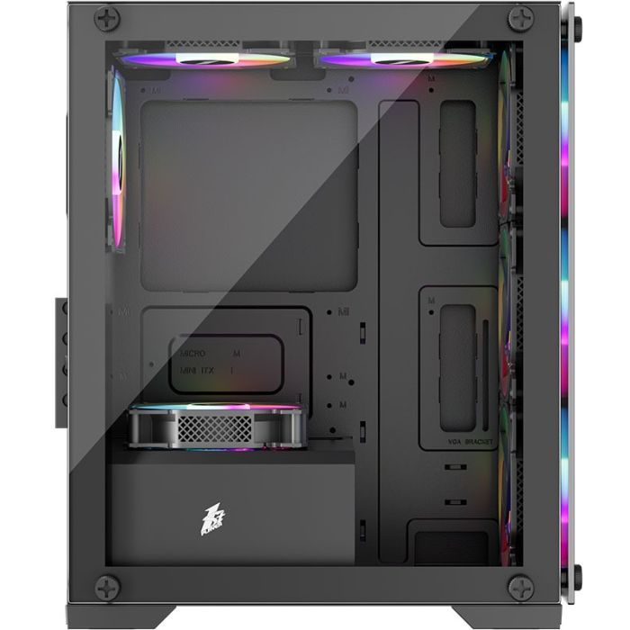 Корпус для ПК 1stPlayer X2-M-BK-4F1-PS-600FK-EU зображення 4
