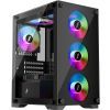 Корпус для ПК 1stPlayer X2-M-BK-4F1-PS-600FK-EU