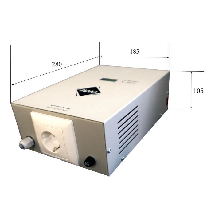 Стабилизатор напряжения Awattom 2.2кВт, 1ф (AWATTOM-2.2) изображение 5