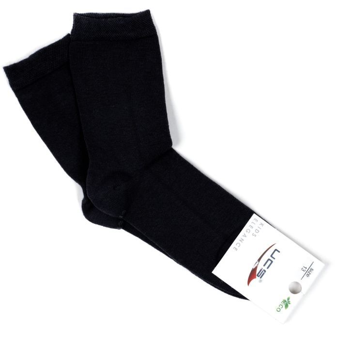 Носки детские UCS Socks однотонные (M0C0101-0167-М-11-black)