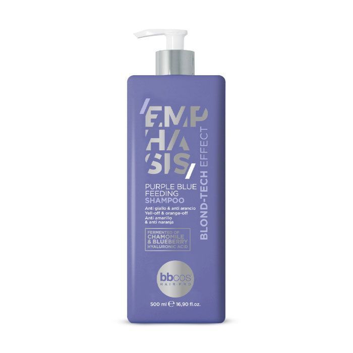Шампунь BBcos Emphasis Blond-Tech Effect Purple Blue Feeding Shampoo 500 мл (8051566449842)