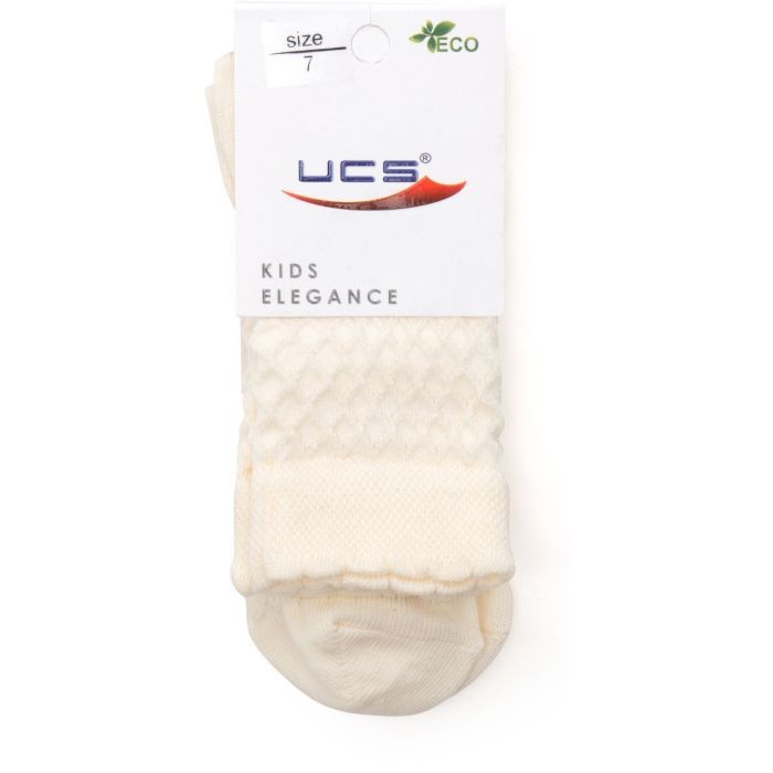 Носки детские UCS Socks со стразами (M0C0101-1204-7-cream)