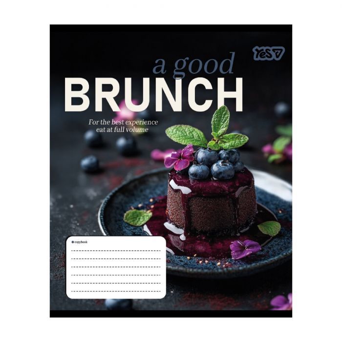 Зошит Yes Brunch А5 36 аркушів клітинка (769102) зображення 2