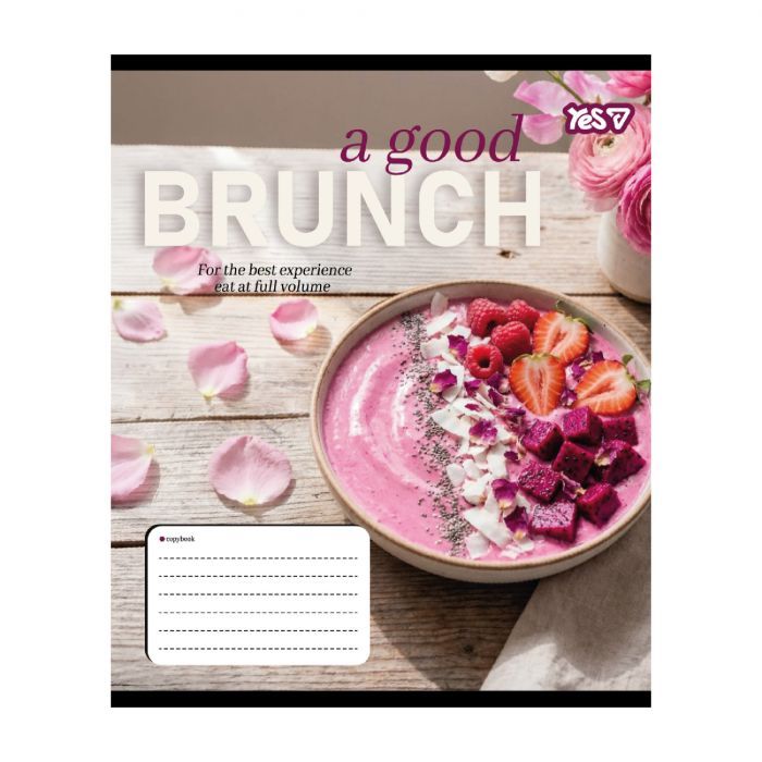 Зошит Yes Brunch А5 36 аркушів клітинка (769102) зображення 6