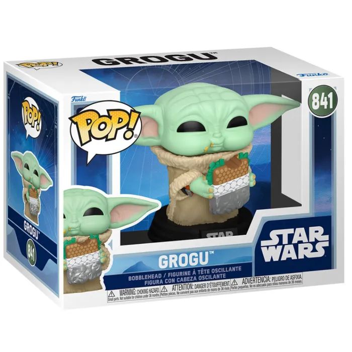 Фигурка Funko Pop серии Мандалорец и Грогу - Грогу с сэндвичем (90821) изображение 2