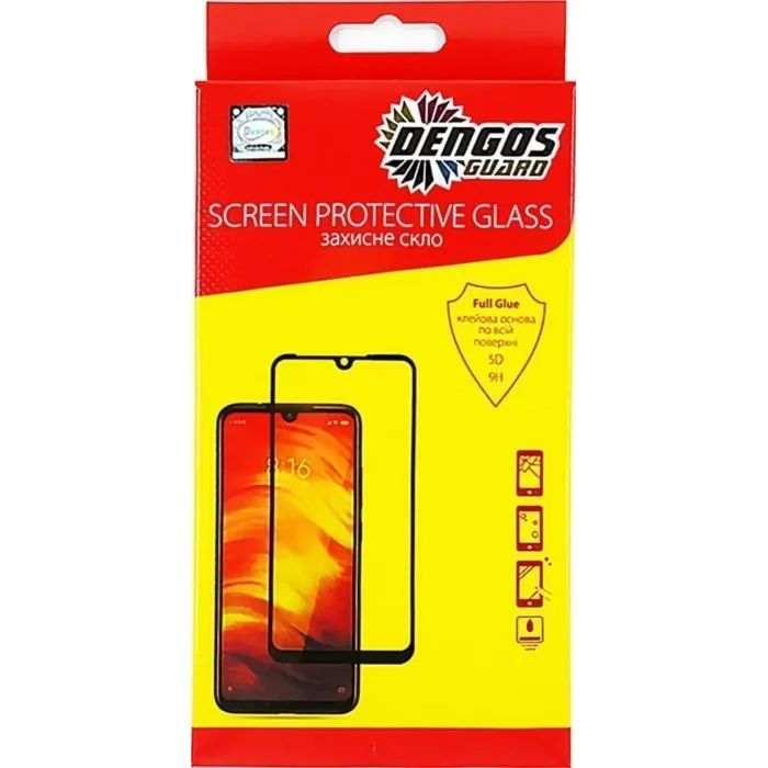 Стекло защитное Dengos Full Glue Motorola G57 / G57 Power Black (TGFG-448)