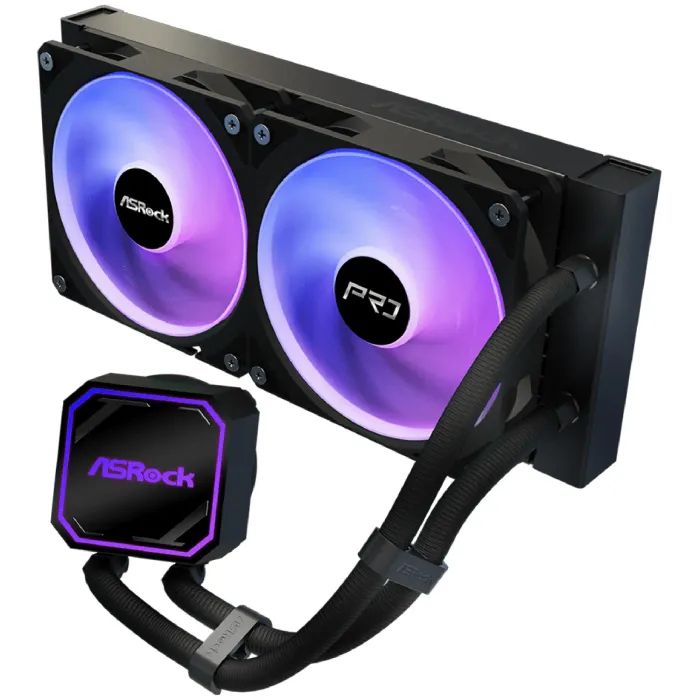 Система жидкостного охлаждения ASRock Pro 240 ARGB изображение 2