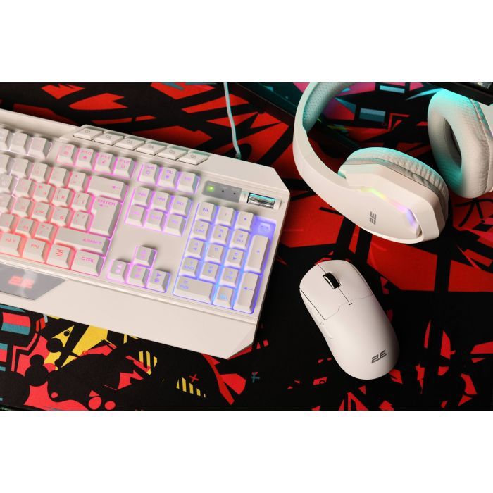 Мышка 2E MG355 WL Wireless/USB White (2E-MG355UWT-WL) изображение 3