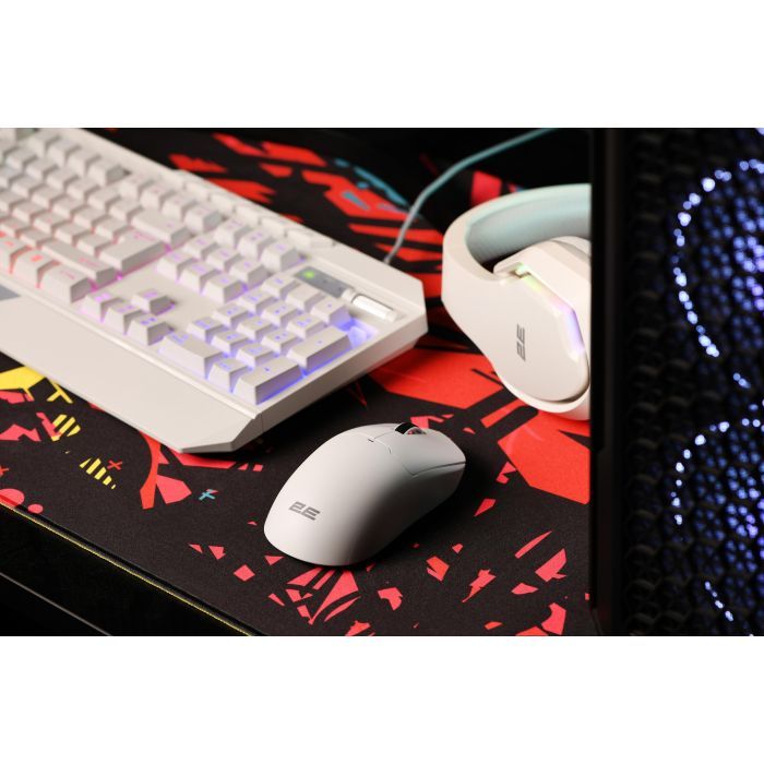 Мышка 2E MG355 WL Wireless/USB White (2E-MG355UWT-WL) изображение 4