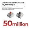 Клавиатура Keychron C3 Max Super Red Switch RGB Wireless/Bluetooth/USB UA Black (C3M-H1-UA) изображение 6