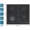 Варочная поверхность PRIME Technics PGH 50623 FGBC изображение 3