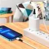 Дата кабель USB 2.0 AM to Lightning 1.0m 2.4A silicone X82 white HOCO (6931474768544) изображение 5