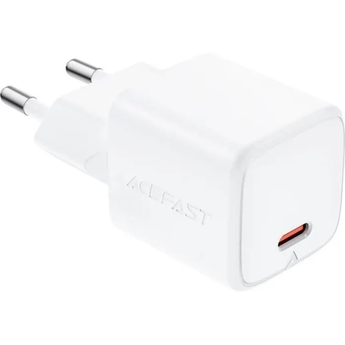 Зарядное устройство Acefast A118 USB-C PD30W GaN white (6974316285366) изображение 2
