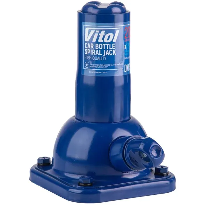 Домкрат Vitol DM-3852T/ST-107B, механічний, 2т, min 180мм, max 385мм (DM-3852T)