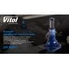 Домкрат Vitol DM-3852T/ST-107B, механічний, 2т, min 180мм, max 385мм (DM-3852T) зображення 5