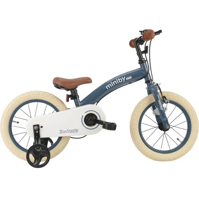 Детский велосипед QPlay Miniby 3в1 біговел 14" Greyish-Blue (CB01MiniByGreyish-Blue) изображение 2
