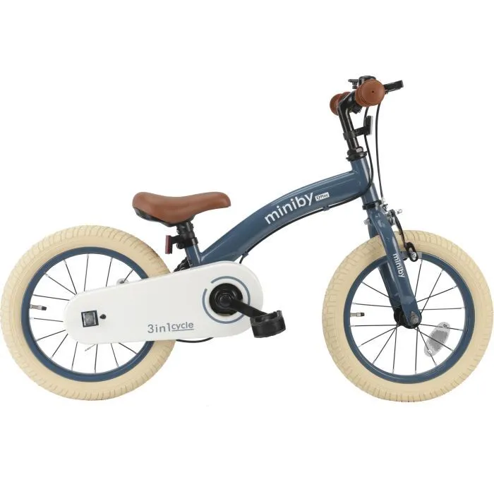 Детский велосипед QPlay Miniby 3в1 біговел 14" Greyish-Blue (CB01MiniByGreyish-Blue) изображение 3