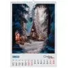 Календарь Buromax настенный А2 2027 год, 1 пружина, Fairytale landscapes (BM.210651) изображение 2