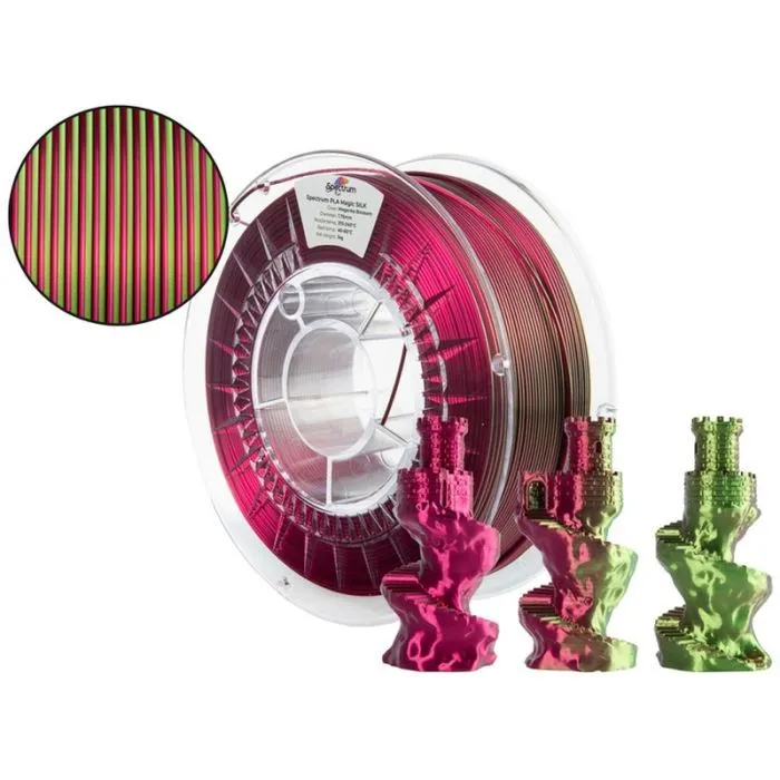 Пластик для 3D-принтера Spectrum PLA Magic SILK 1.75mm 1kg MagentaBlossom (81408) зображення 3